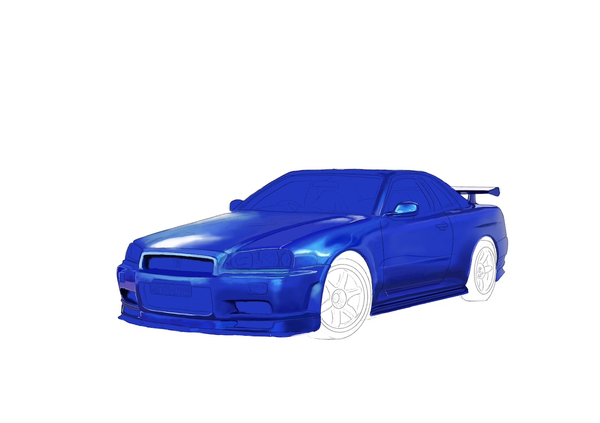 車のイラストを描きます あなたの愛車をイラストにしてみませんか！ イメージ2