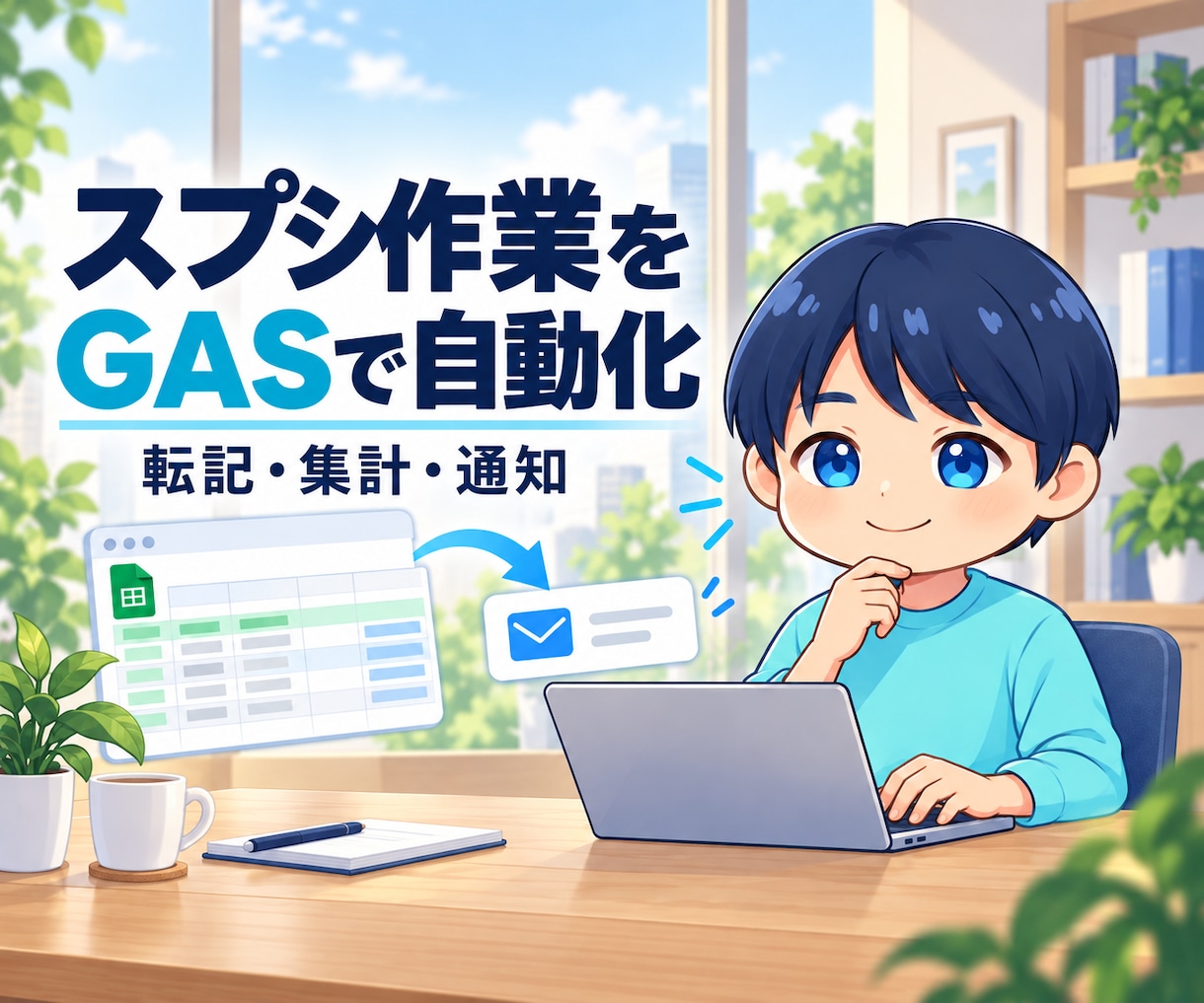 スプレッドシート作業をGASで自動化します 転記・集計・通知を、現場で使える仕組みに整えます イメージ1