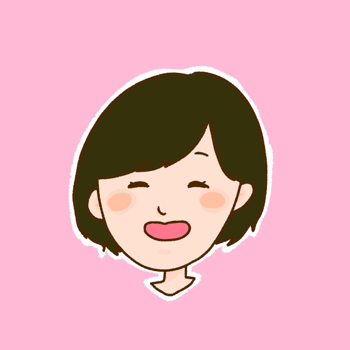 シンプルでゆるい似顔絵アイコン作成します 大人も子供も◎プレゼントや寄書き、SNSや名刺・ブログ等に◎ イメージ6