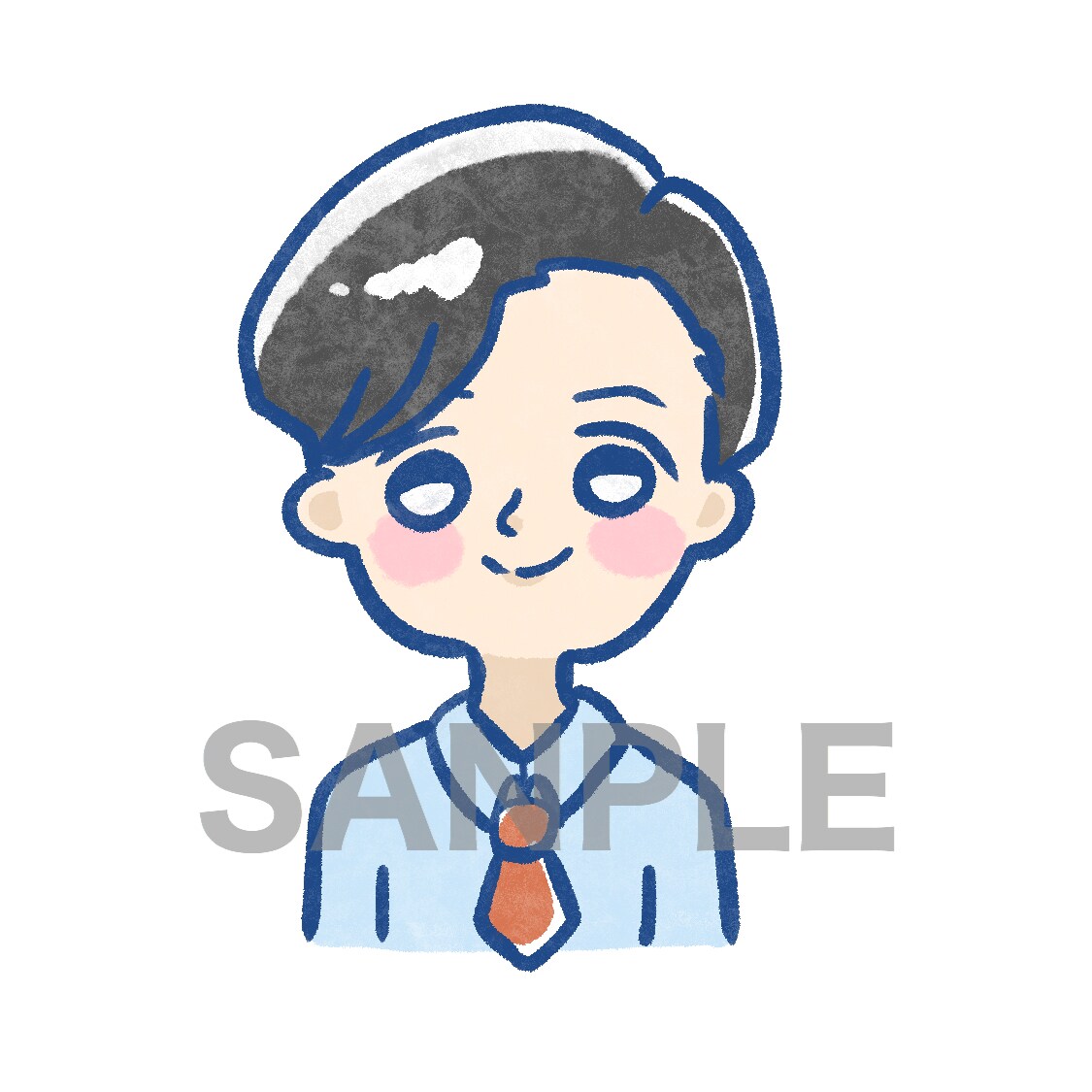 優しいゆるふわなアイコンを描きます 相手に優しい印象を与える、SNS用のアイコンです。 イメージ3