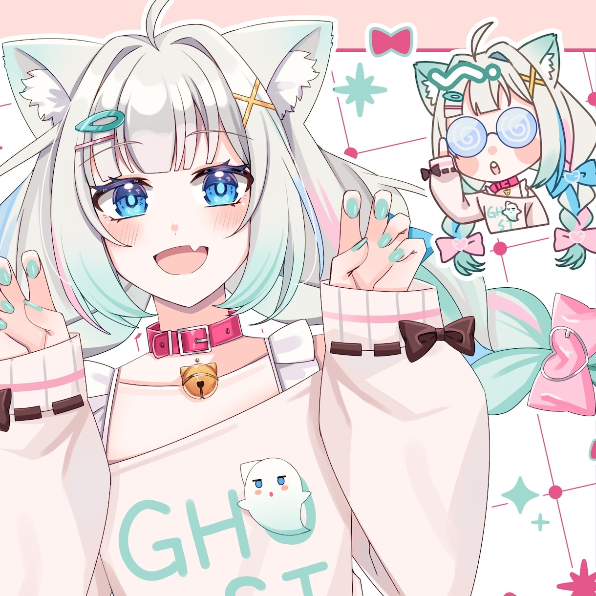 SDイラスト付きのキャラクターイラストを提供します かわいいデフォルメイラストの欲張りセット！ イメージ5