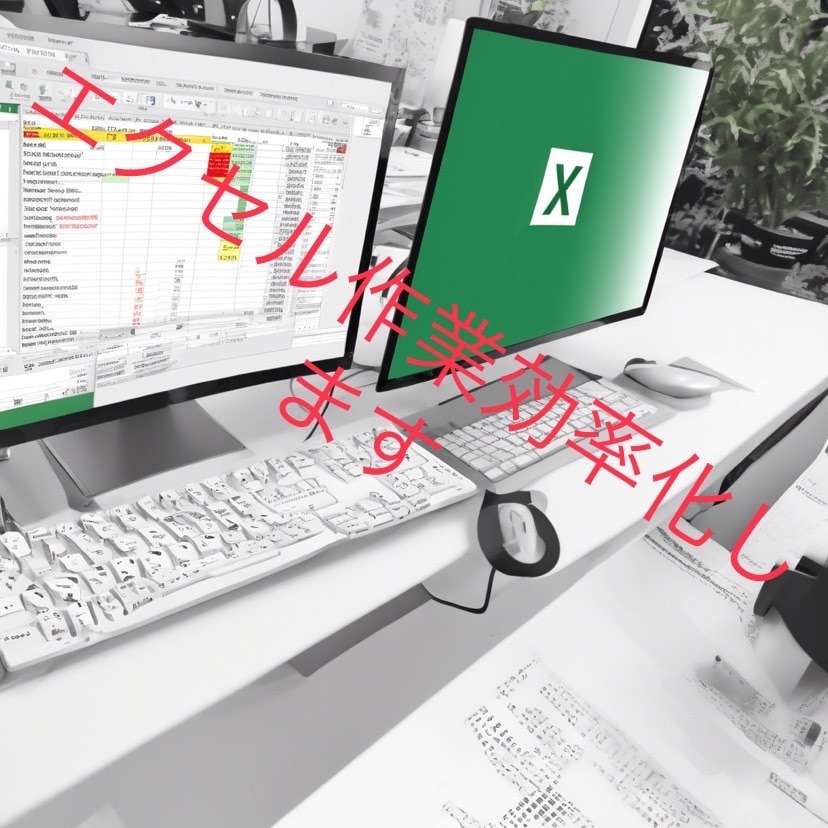 エクセル作業効率化します マクロでエクセル作業効率化します。 イメージ1