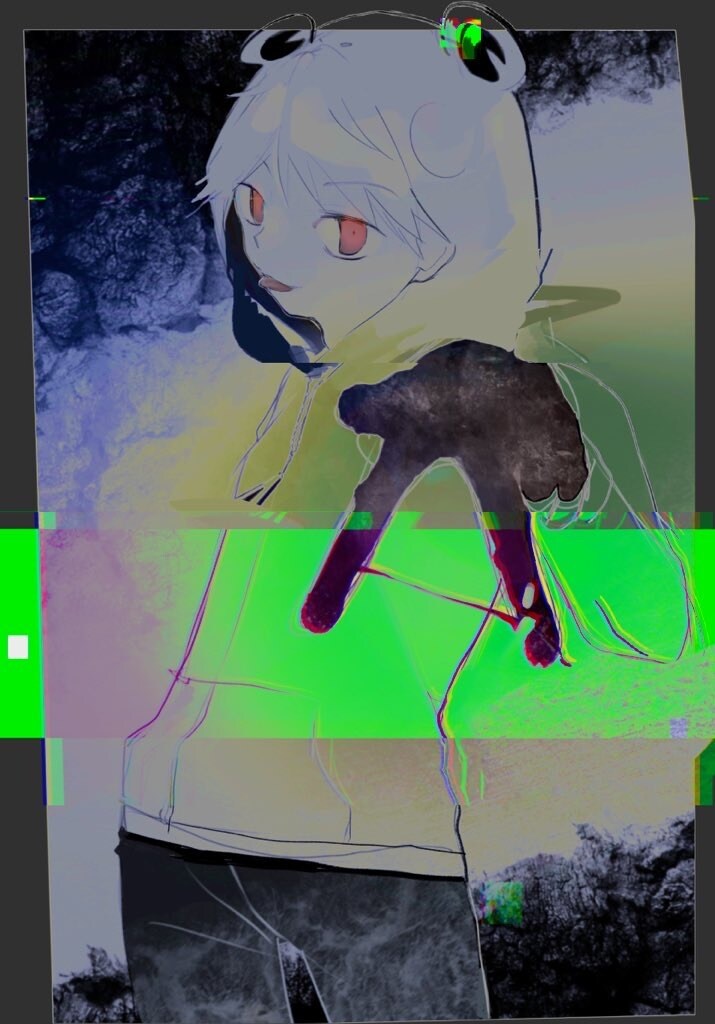 アイコン描きますます 地雷系女の子、男の子描きます。目に光がない感じが得意です。 イメージ2