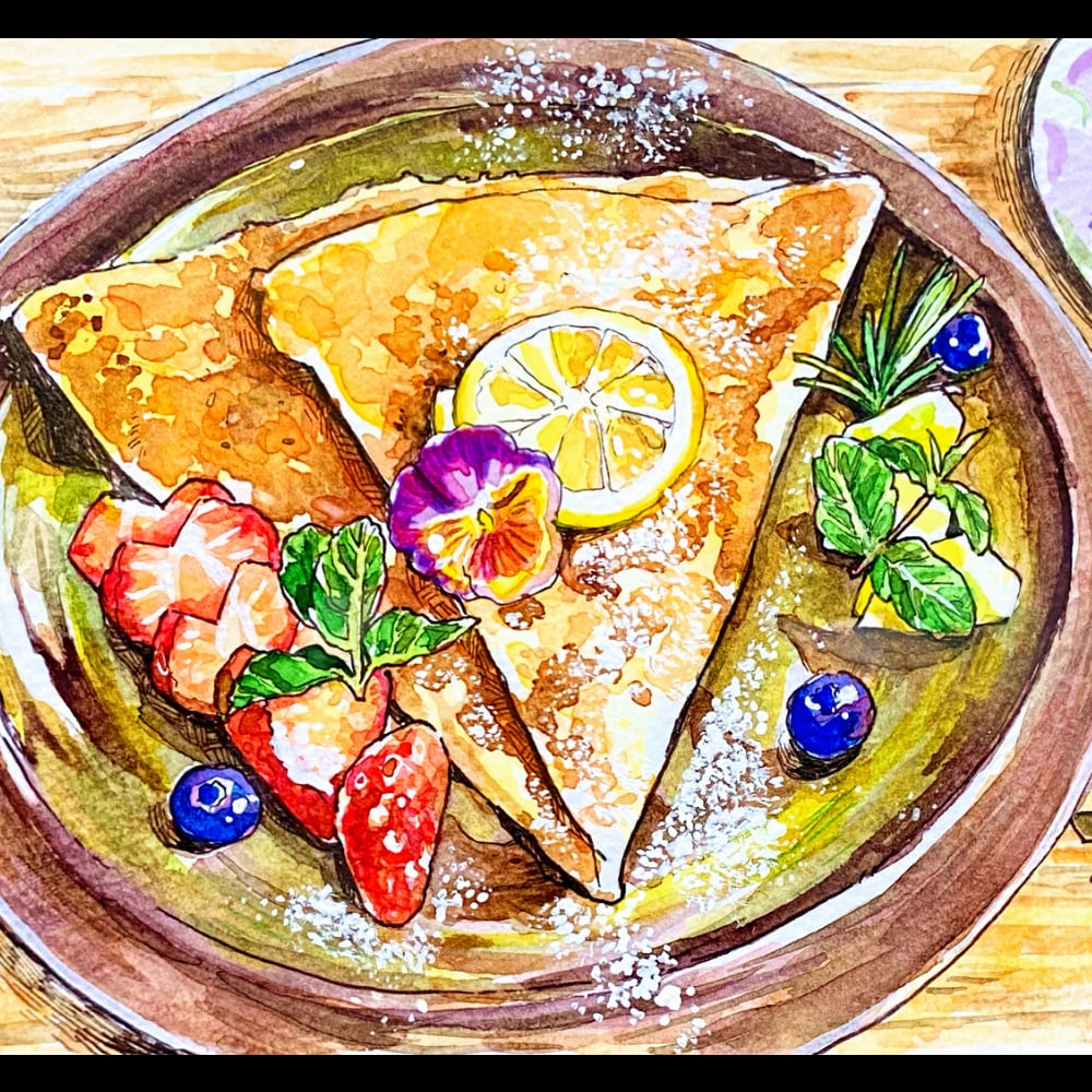 透明水彩で鮮やかなスイーツのイラスト描きます 追加料金なし！cafeやケーキ屋さんのPOP・チラシに♪ イメージ2