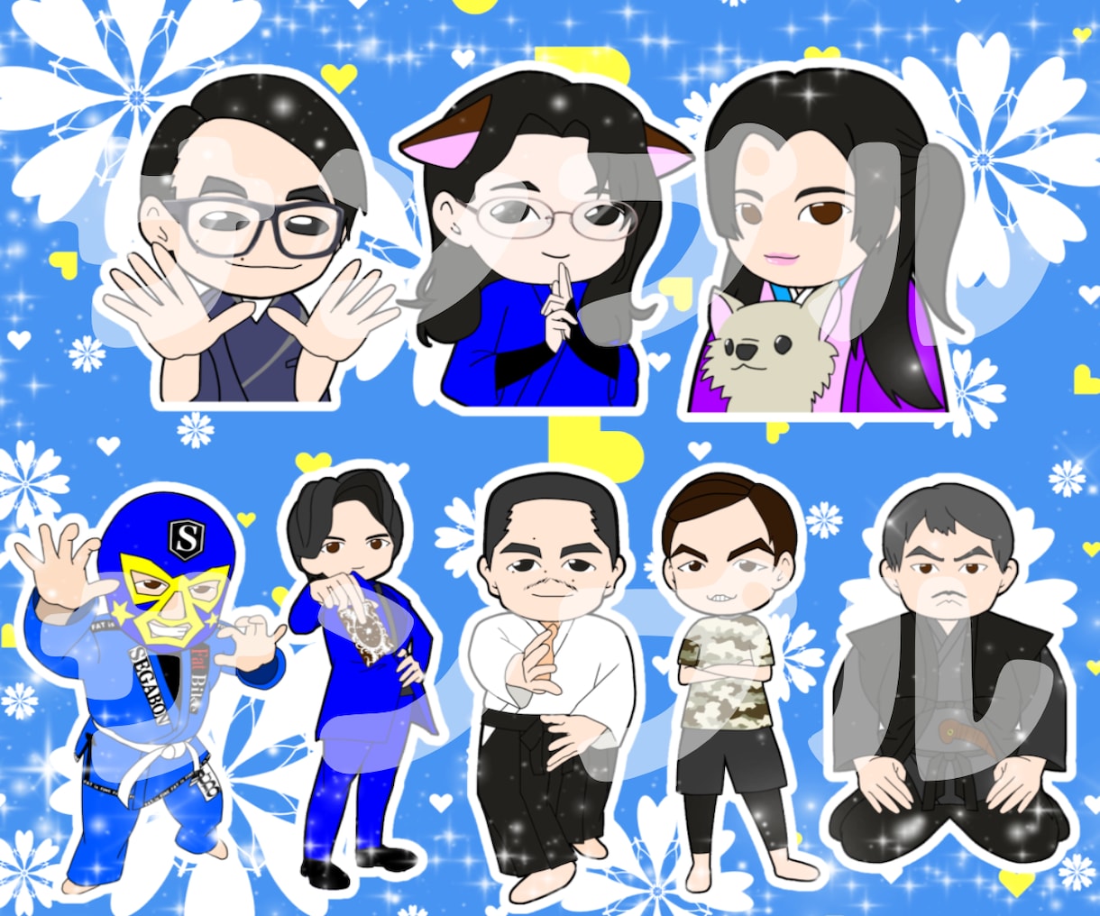 商用利用可♪ゆるかわいいイラスト描きます SNSのアイコンやアクスタ、缶バッジにもご利用いただけます♪ イメージ4