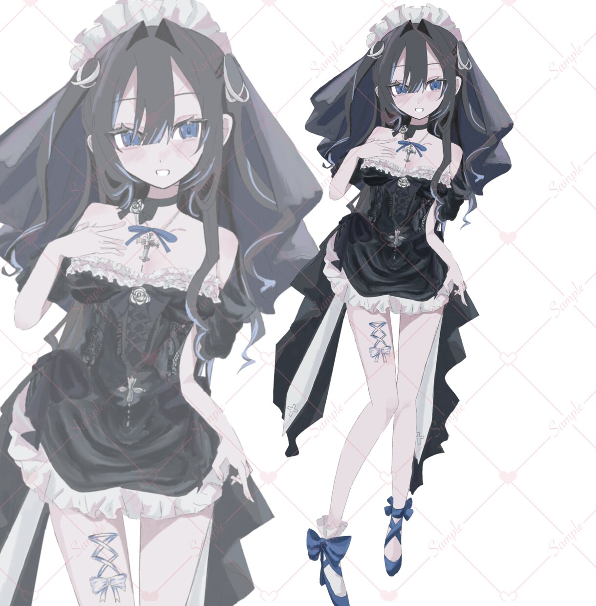 TRPG等に使える立ち絵を制作します 厚塗りタッチで可愛らしいイラストをお作りします♪ イメージ5