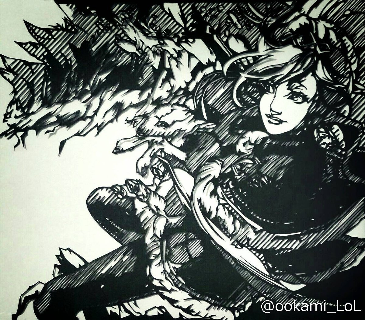 イラストや写真を切り絵下絵化します 細かい物でも！画像としてもよし！自分でやる時の下絵にも！ イメージ9