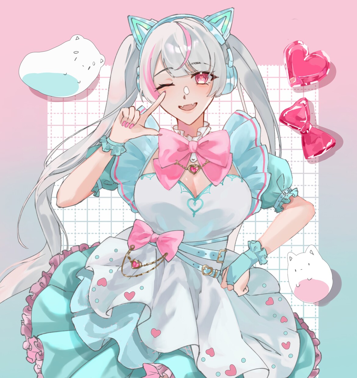 1枚絵から立ち絵など制作を承ります 配信用やmv、夢絵などどんな系統でも対応します。 イメージ5