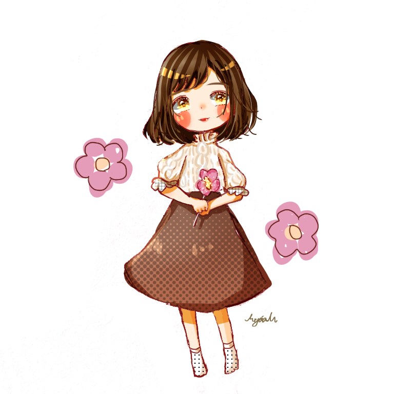 SNSアイコン描きます 自分をミニキャラにしたい方、友達とのおそろいアイコンなどへ イメージ5