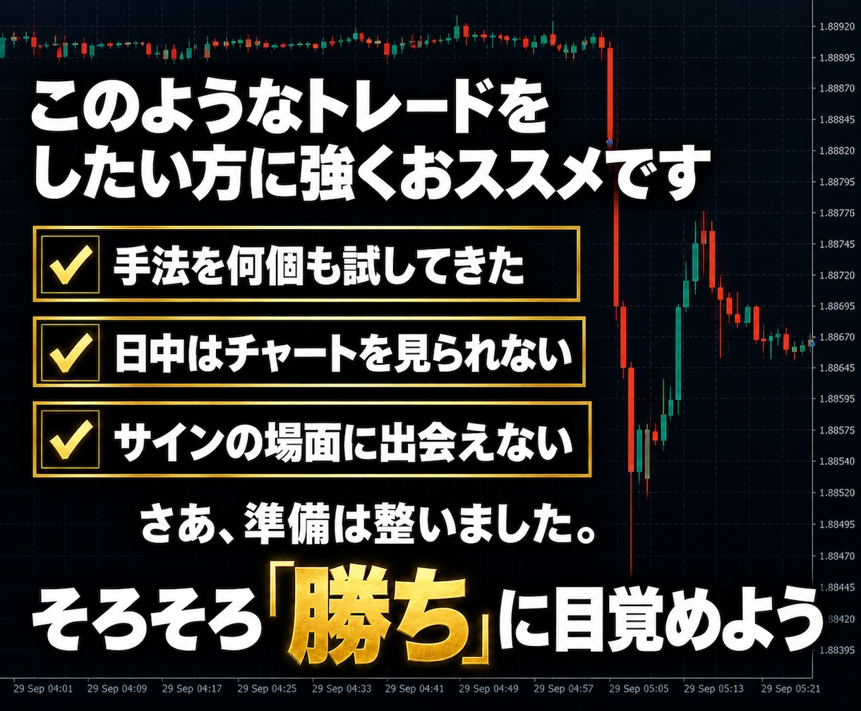 FX経済指標だけ狙う兼業トレード手法教えます 予想不要・チャート分析不要・張り付き不要｜発表の瞬間だけ狙う イメージ10