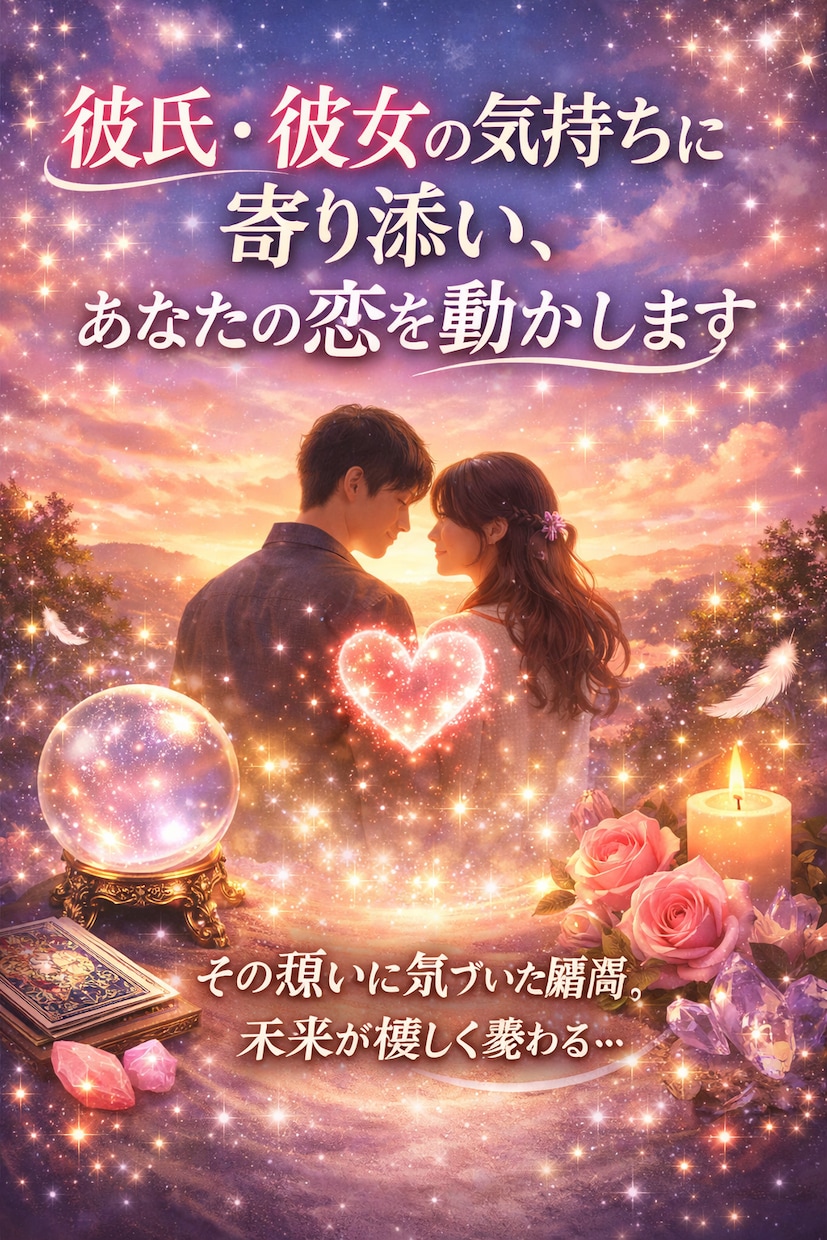 彼氏・彼女の気持ちに寄り添いあなたの恋を動かします その想いに気づいた瞬間、未来が優しく変わる イメージ2