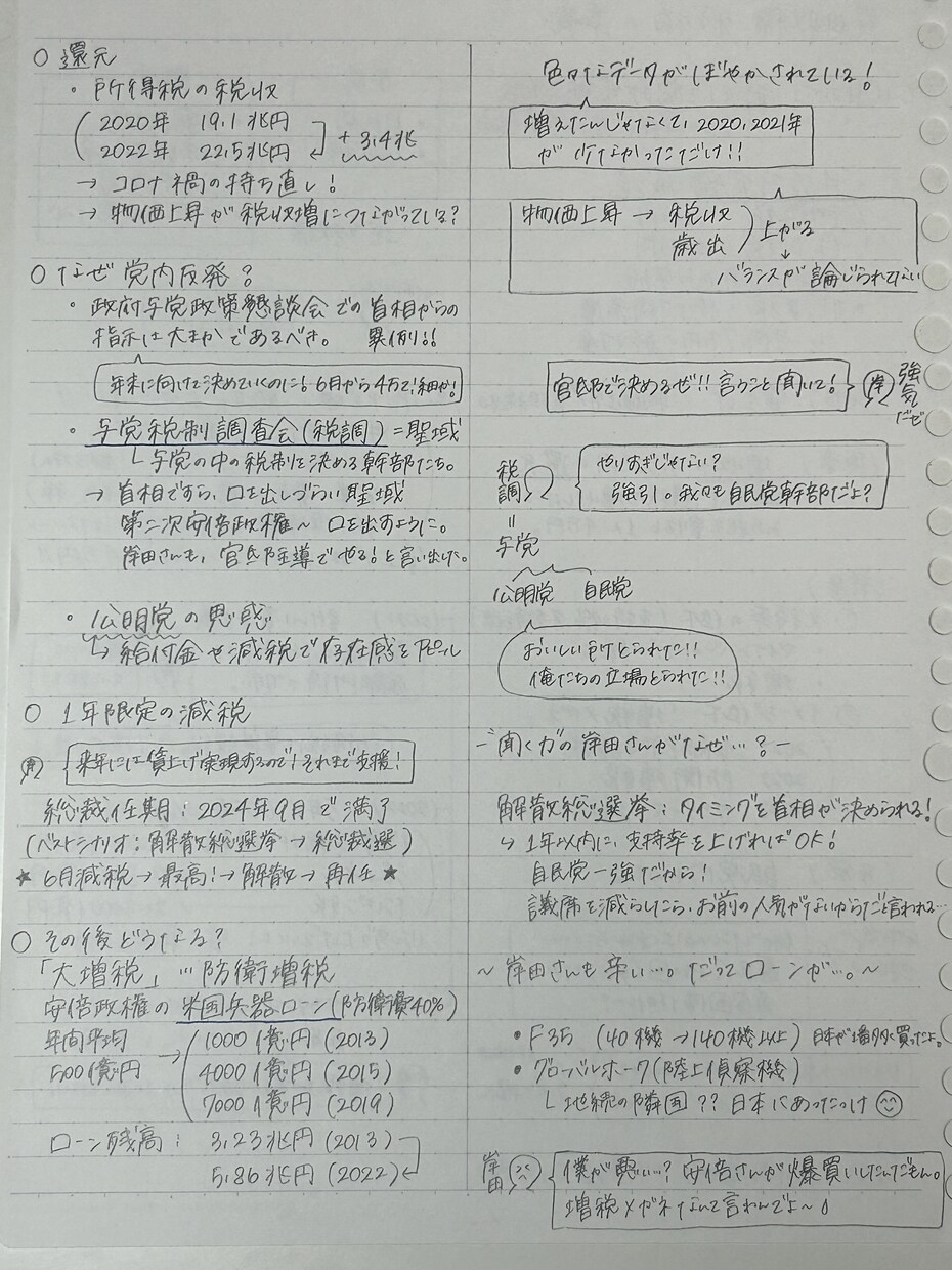 手書き板書風！授業や動画の要点をノートにまとめます 板書風の吹き出し付き！雑談も交えて楽しく見やすく整理 イメージ2