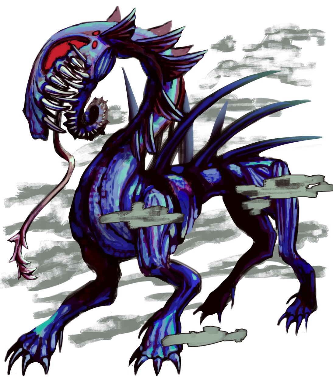 奇妙・独特なモンスター/人外キャラクター制作します ご要望に合わせて、唯一無二で個性あるデザインを作ります。 イメージ4