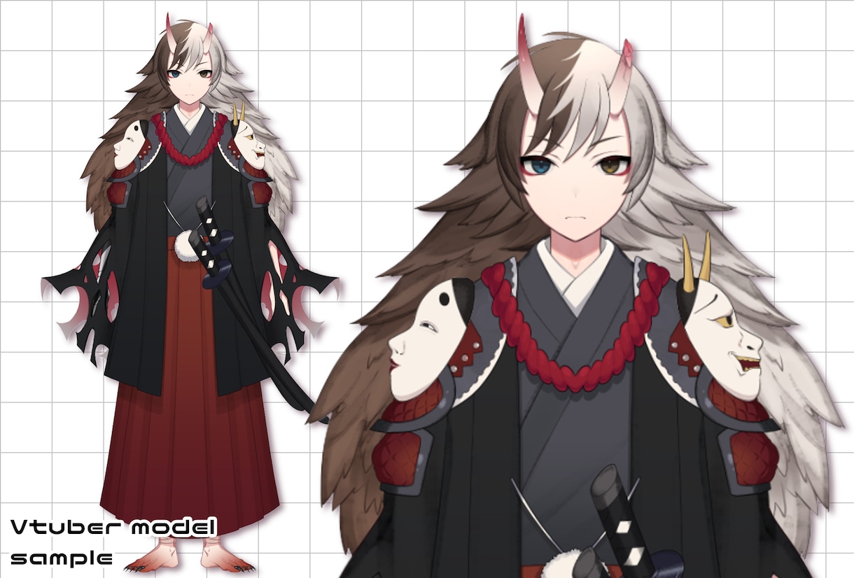 オリジナルのVtuberモデルを制作致します イラストからLive2Dに至るまで制作可能です！ イメージ7
