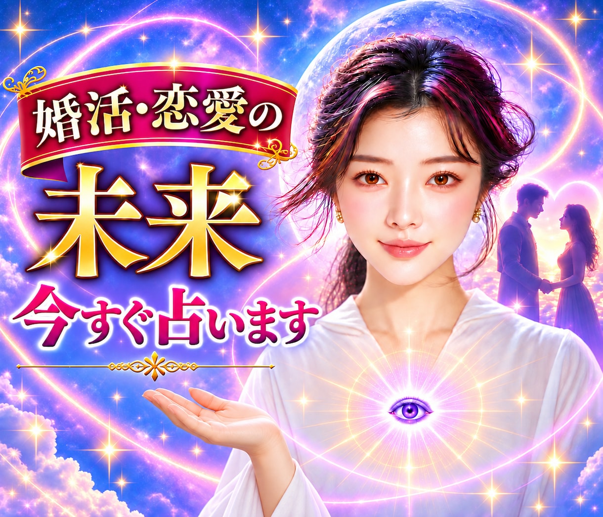 婚活・恋愛の未来を今すぐ占います ご縁の波をキャッチする恋の占い イメージ1