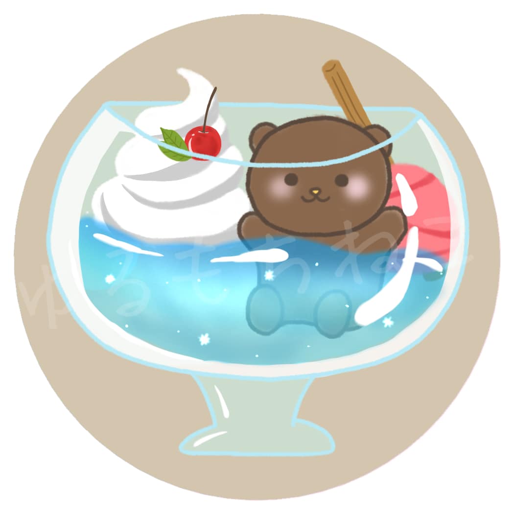 食べたくなる程可愛い動物&スイーツアイコン描きます 洋菓子でも和菓子でも、ゆるくてふわふわの雰囲気に！ イメージ3
