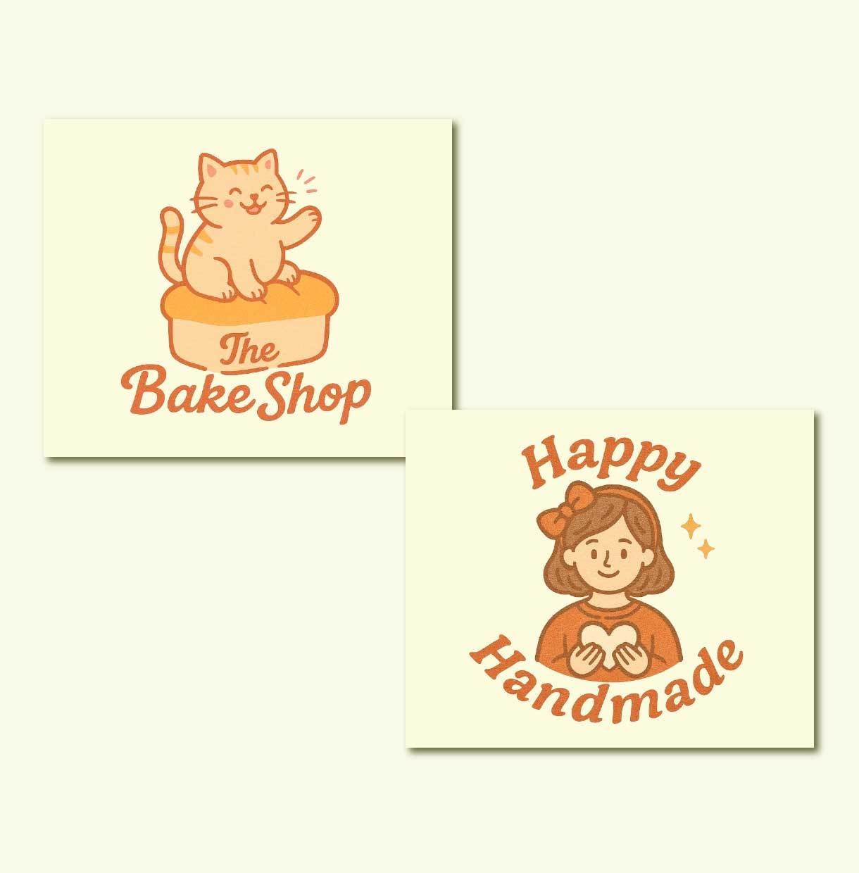 心くすぐる＊ちょっぴりレトロなロゴをお作りします 小さなお店や作家さんの“らしさ”を大切に。 イメージ3