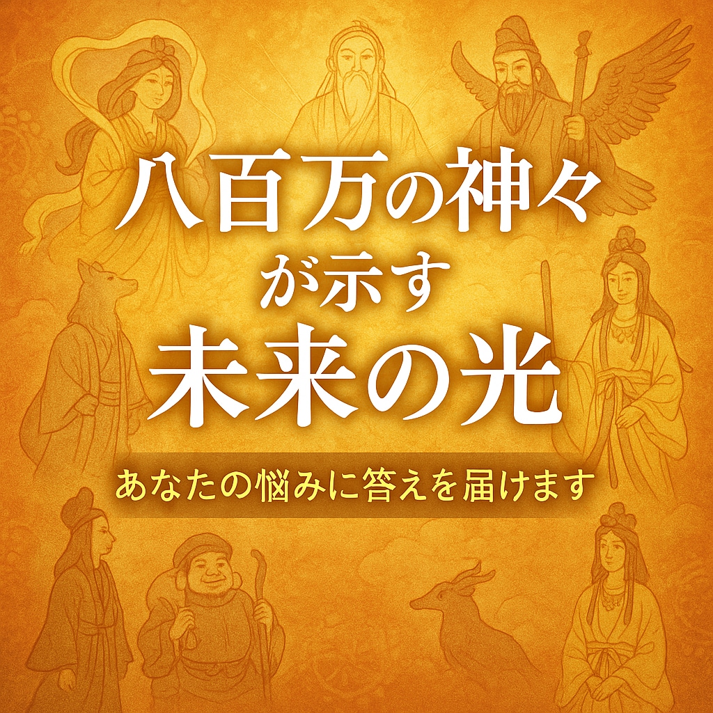 あなたの悩みに、八百万の神々が答えを届けます ✨八百万の神々が導く未来の光✨ イメージ1