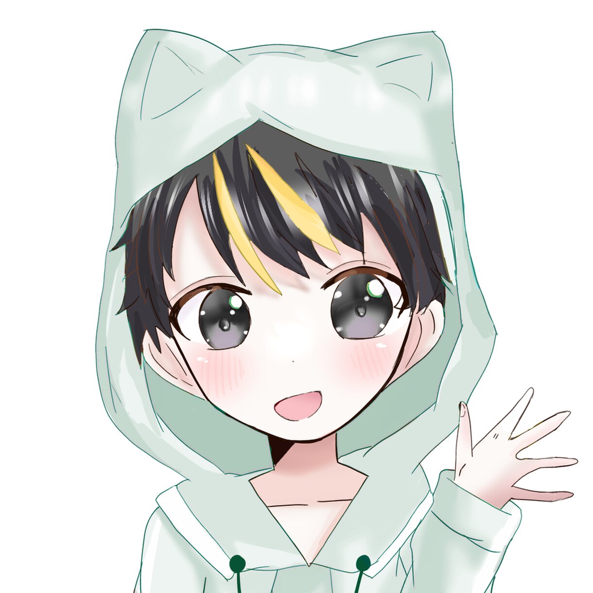 アニメ風のイラストをお届けします Line、X、YouTubeなど色々な用途で使用可能です イメージ1