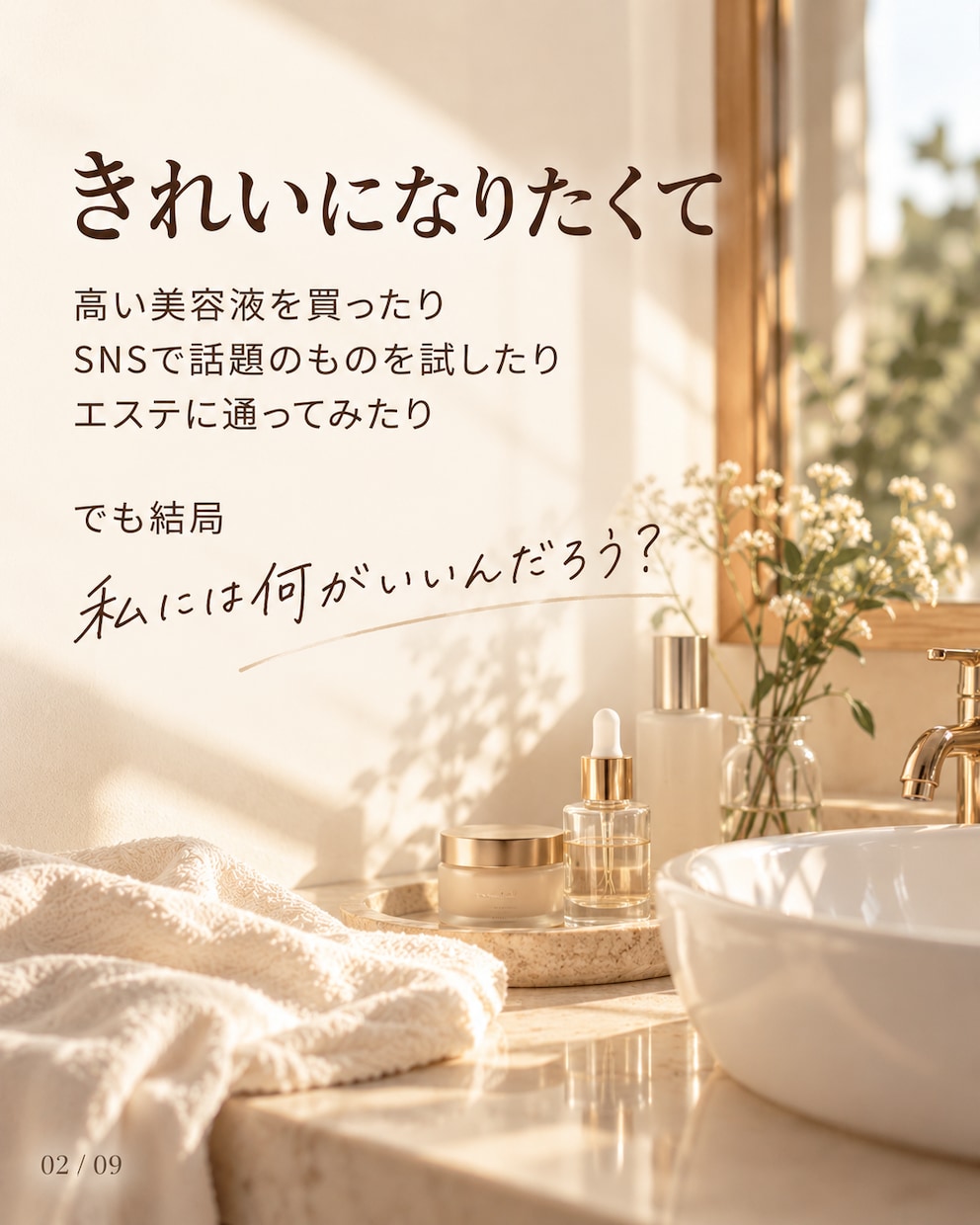 あなたに必要なスキンケアを一緒に見つけます もうスキンケア選びで迷わない 30日間の個別サポート イメージ1