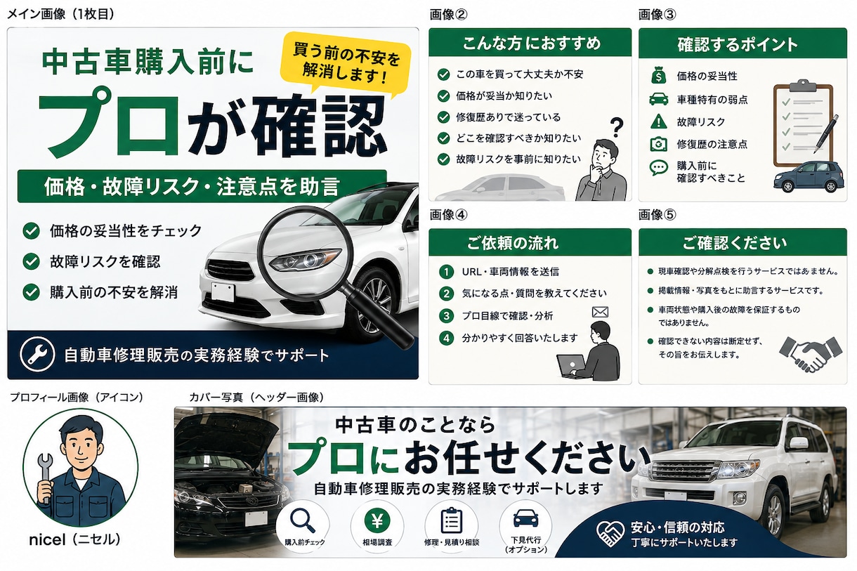 中古車の業者オークション相場を調査します 売却前・購入前にプロが相場レンジを分かりやすく確認 イメージ1