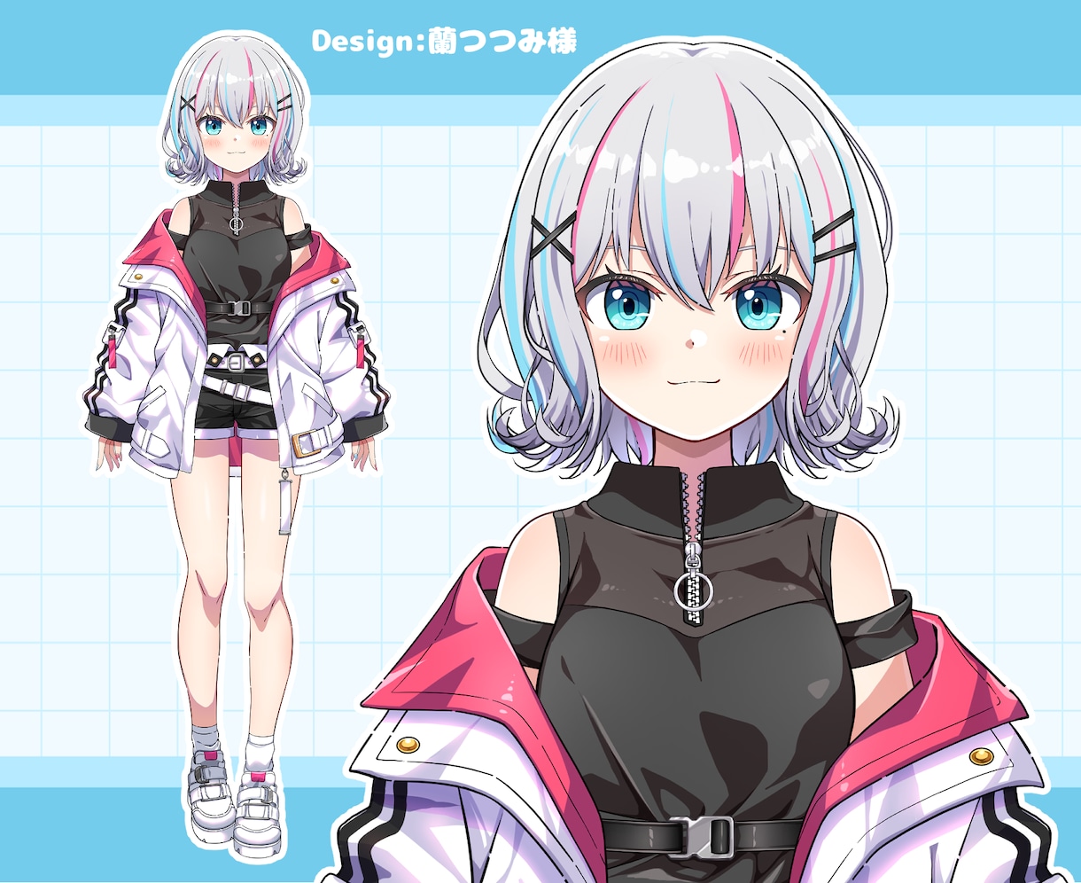 Vtuber様用パーツ分けイラスト制作します 商用利用込み！修正無制限！Vtuberデビューの方へ イメージ3