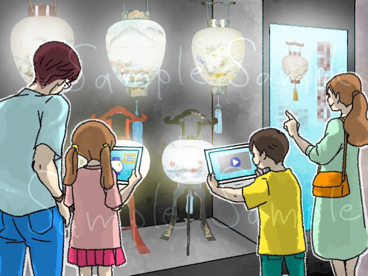 高品質！ちょっぴりパースの挿絵イラストを描きます 背景 小物の指定無料！ビジネス、宣伝広告、挿絵に イメージ4
