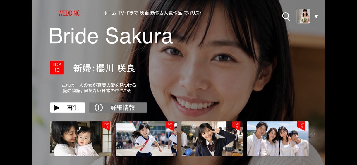 映画のような結婚式プロフィールムービーを制作します 【DVD発送無料】Netflix風ふたりが主役の“ドラマ” イメージ5