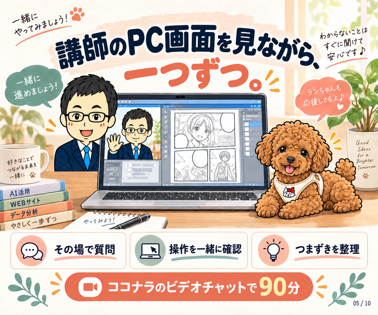 Codexで漫画動画制作・編集を教えます Claude Code対応｜AI初心者も90分で実践 イメージ5