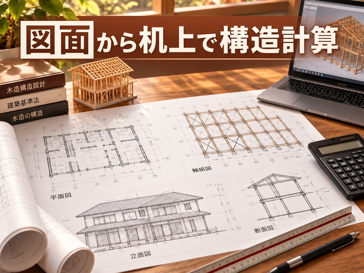 木造住宅の構造安全性を数値で確認します 許容応力度計算の参考値と改善案を分かりやすく提示！ イメージ5