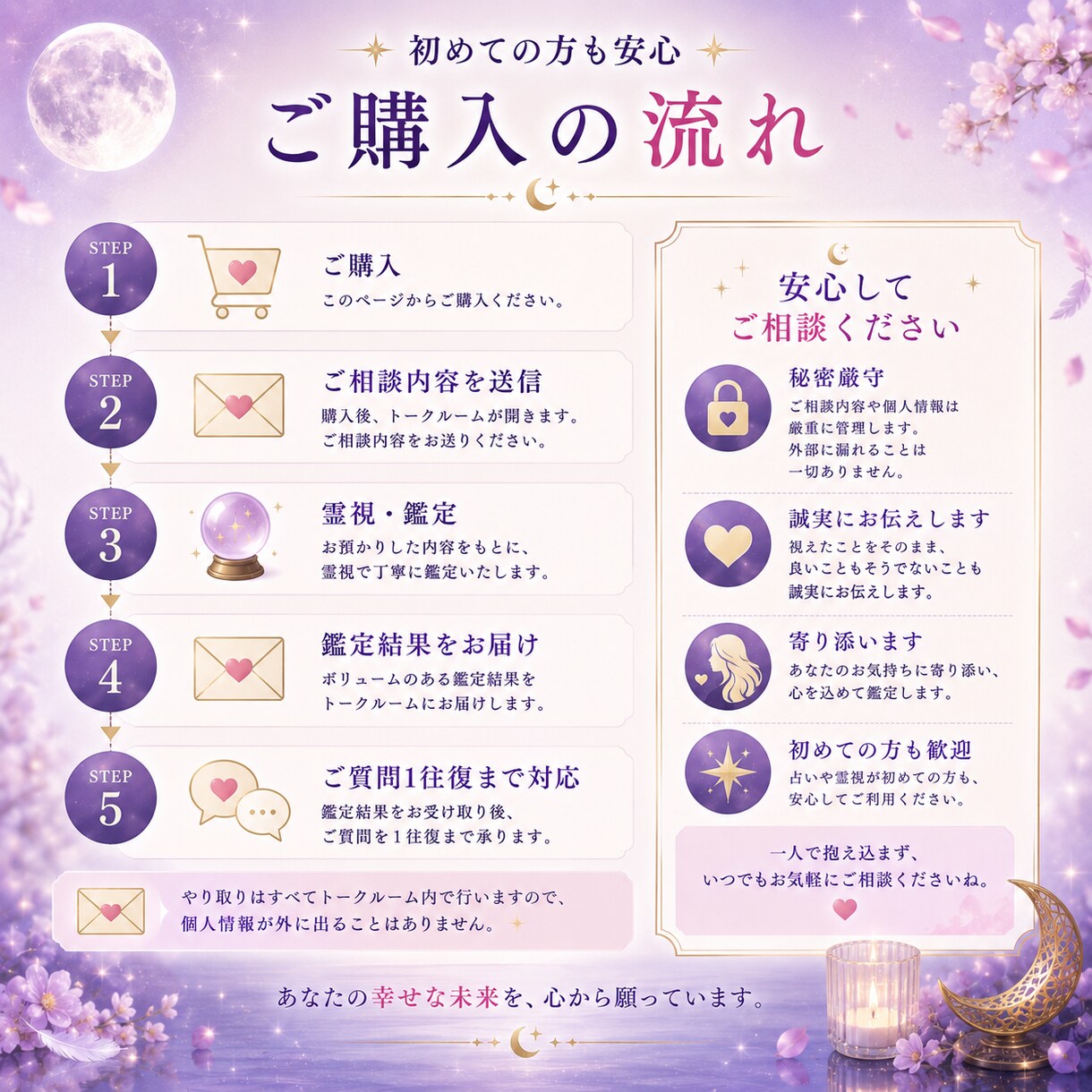 復縁できる？別れた彼の本音と今後の流れを霊視します 忘れられない彼への想いに寄り添い、今のお二人を読み解きます イメージ5