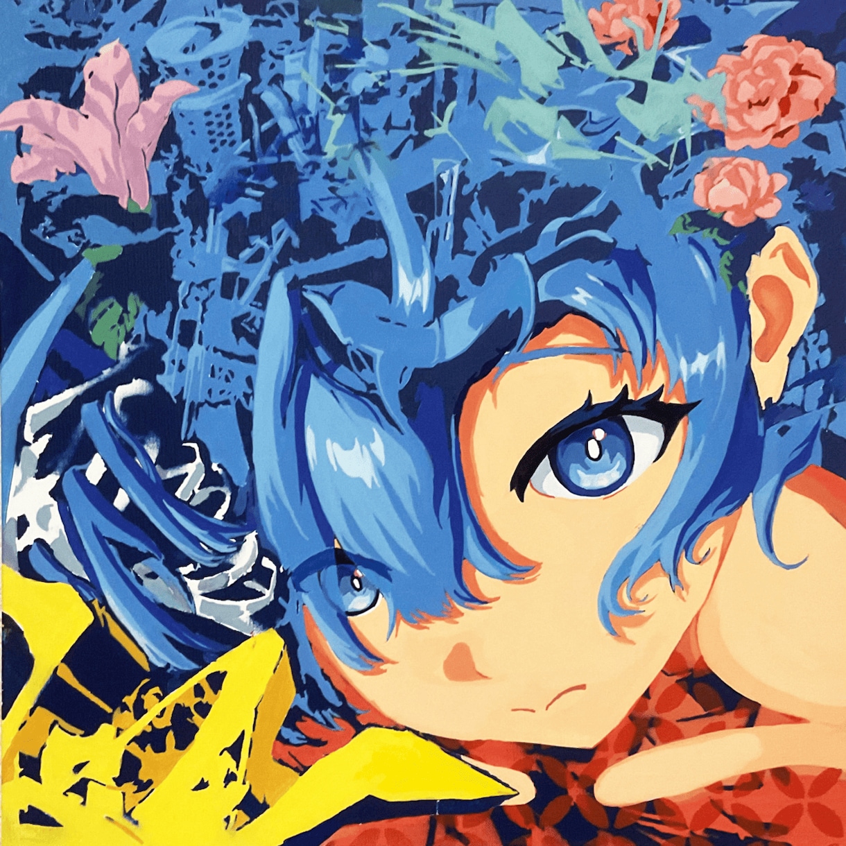 アーティスティックでドライなイラストを作ります クールでアーティスティックなストリートアート風なイラスト イメージ2