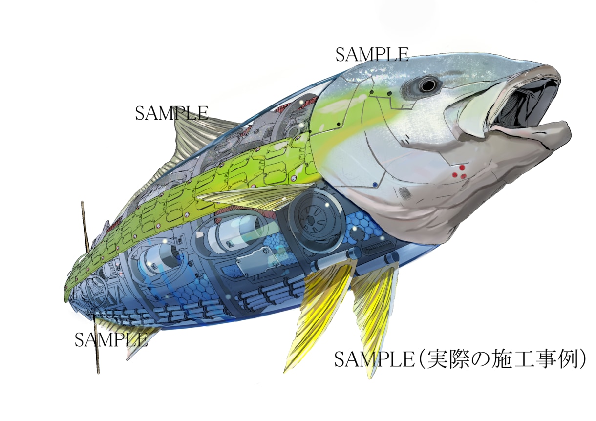 ロボット好きに刺さるメカ・ロボットイラスト描きます 設計に心、技術にアート、依頼者様の好みを捉えて最高のロボット イメージ8
