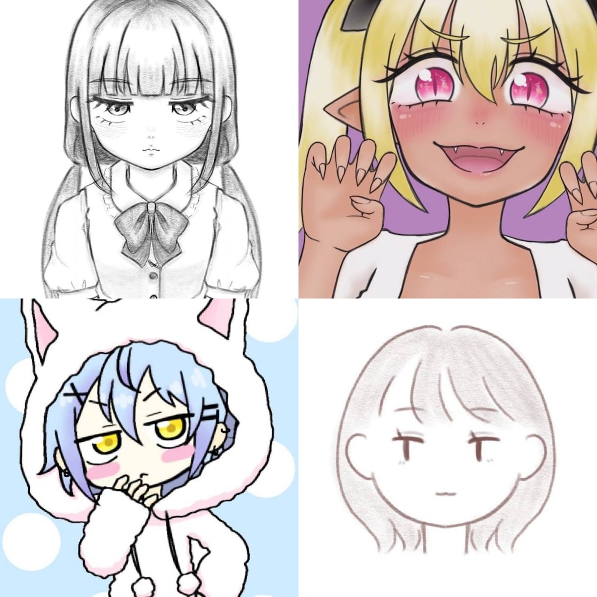 簡単なイラスト、デザインを素人大学生が格安でします 大学でデザインを軽くかじった大学生がやるので、お試し程度に。 イメージ2