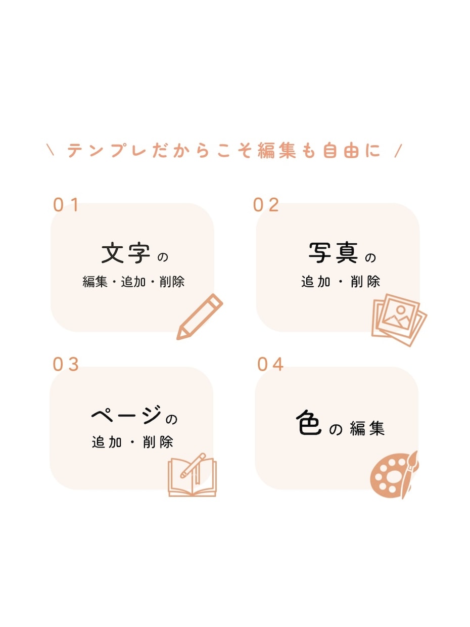 和装にも◎三つ折りプロフィールブック作成できます 【3種SET】スマホで簡単！高クオリティな一冊を【即日納品】 イメージ7
