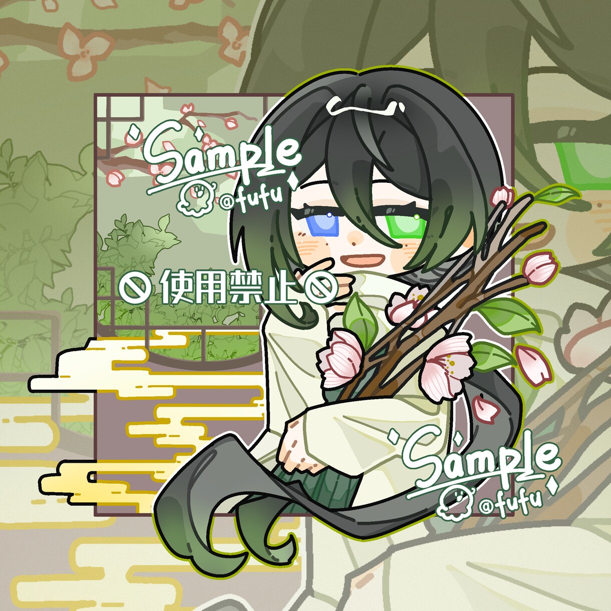 かわいい背景付きデフォルキャラクター制作します ＊SNS・プレゼントにおすすめ！ イメージ4