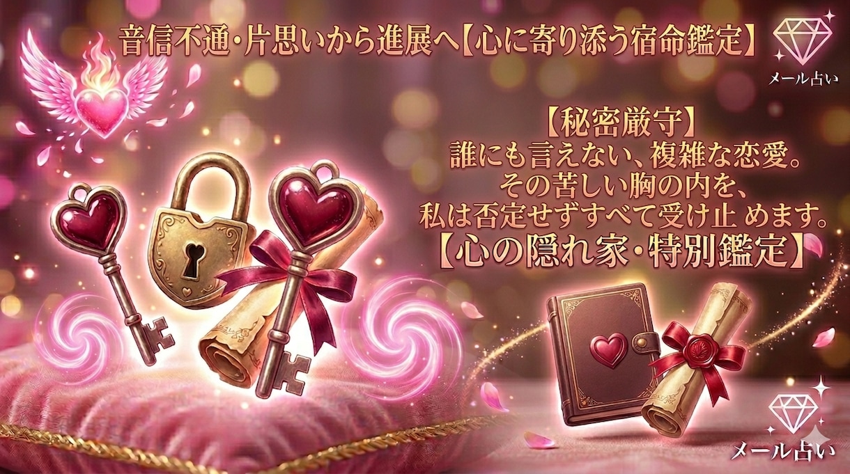 あの人の本音と未来、 次に起こる転機を占います 限定枠◆丁寧に向き合うボリューム鑑定と具体的なアドバイス イメージ2