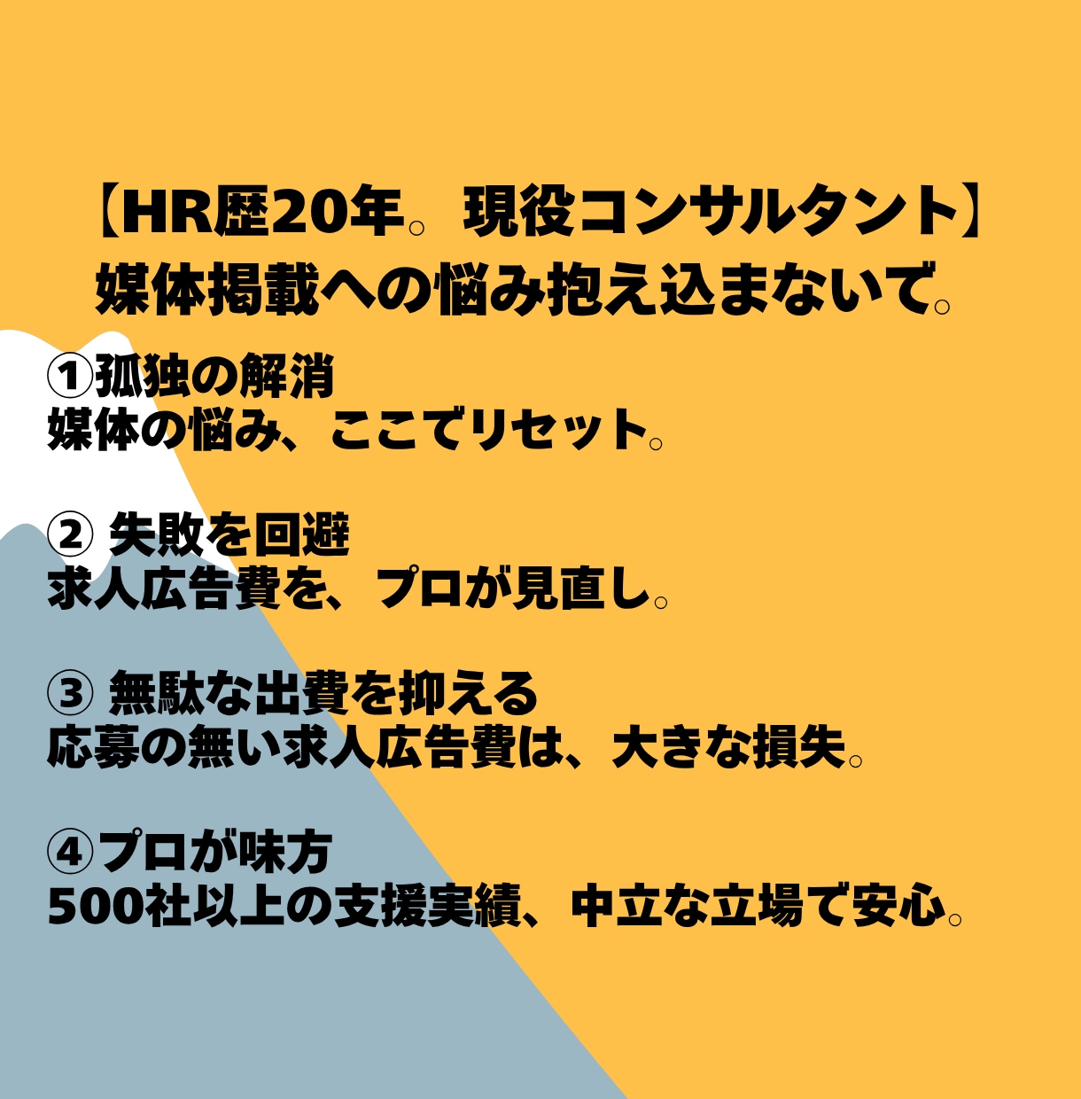 HR歴20年❗️プロが媒体が適正かズバリ答えます ✨️支援実績500社以上❗️御社に合う媒体を即診断します イメージ3