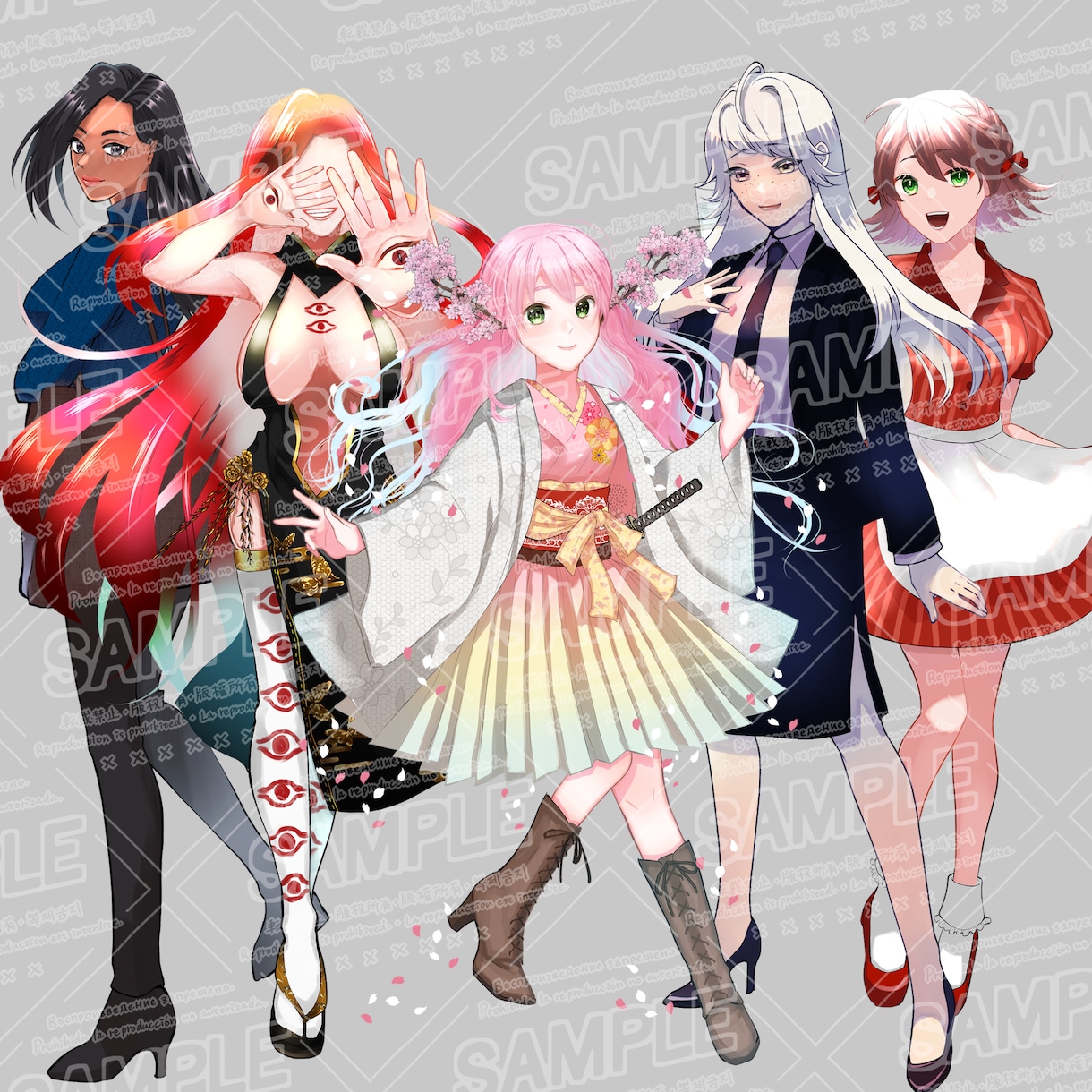 立ち絵描きます！（TRPGなど）ます あなただけのキャラクターのお手伝いをさせてください。 イメージ4