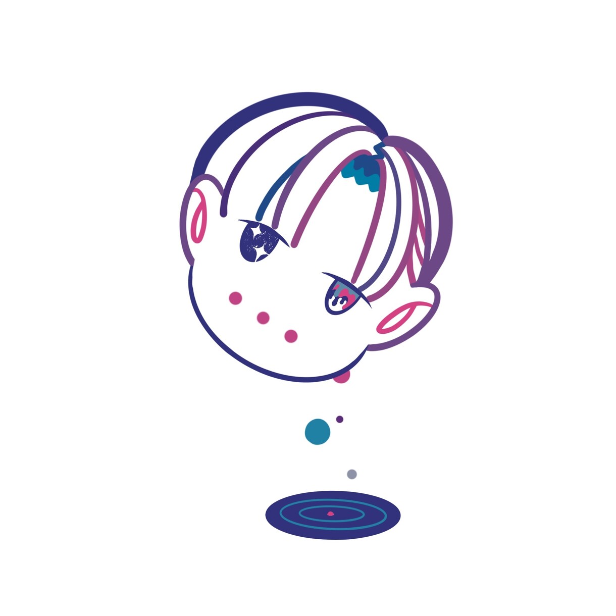 イラスト、絵描きます まるっとしたゆるいイラスト描きます イメージ2