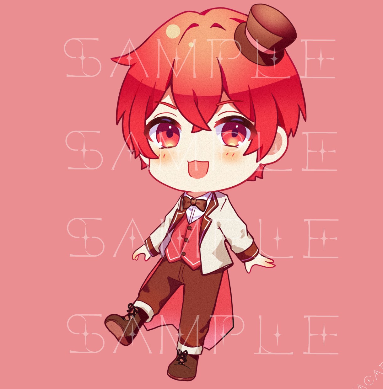 可愛い！目を引く！デフォルメイラストお描きします 万人受けしやすい可愛いミニキャラならお任せ下さい イメージ5