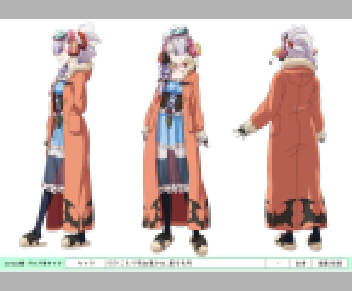 デザイナーがキャラクターの衣装をデザイン致します 既存キャラの新衣装・特別衣装をアニメ品質でデザインします イメージ3