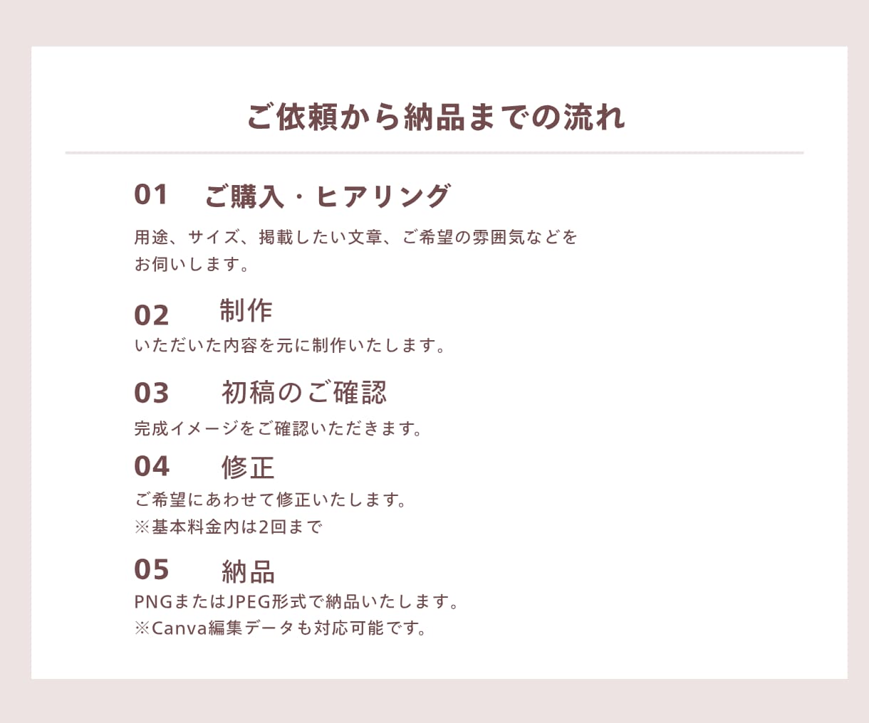 SNS、お知らせ画像を見やすく制作します シンプルで分かりやすいSNS・お知らせ画像を制作します イメージ3