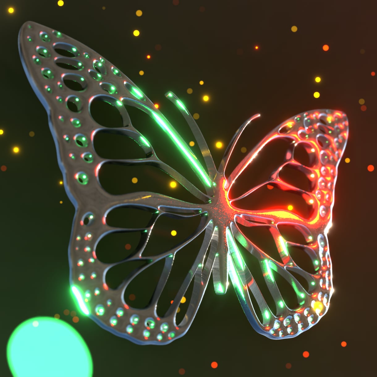 3DCGで「最先端なロゴ」を制作します 流行りの「クロームタイプ加工」から「マットなロゴ」まで イメージ1