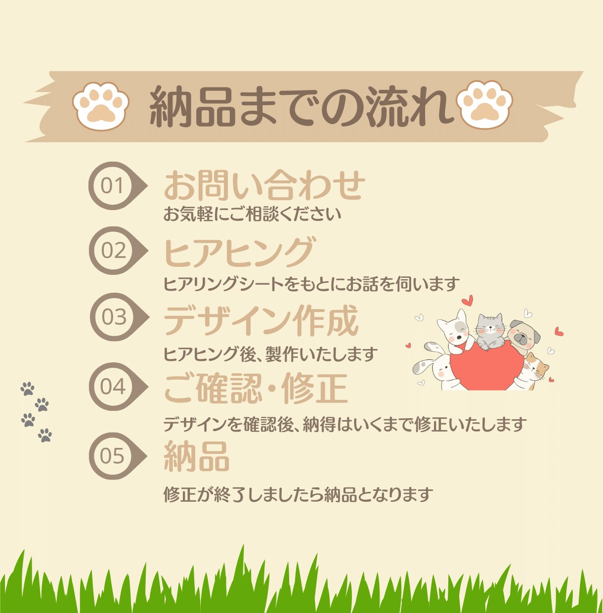 完全オーダーメイド♡うちの子名刺デザインします 多頭飼も同価格・自慢のわが子を素敵に紹介してみませんか？ イメージ6