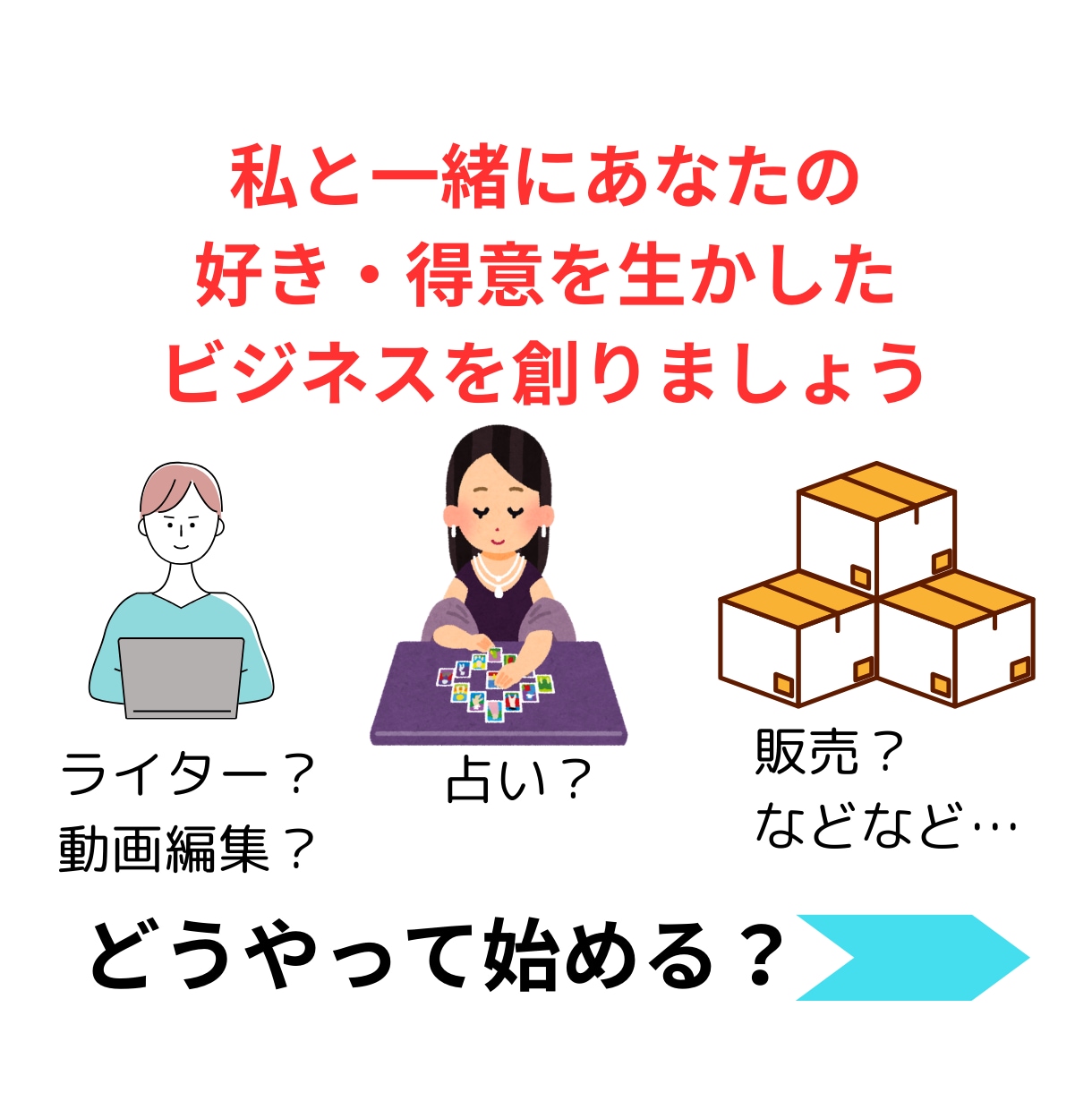 オーダーメイドの副業プランを一緒に作ります あなたの“好き”を副業に。初心者・主婦でもOK！在宅OK！ イメージ6