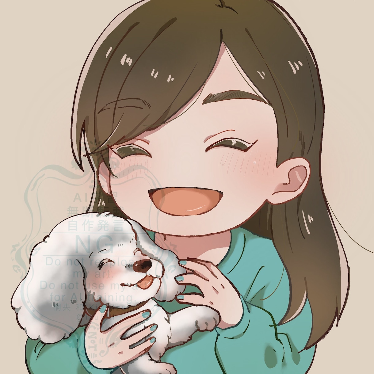 あなただけのための似顔絵アイコンを描きます オーダーメイドの似顔絵アイコンにしませんか？ イメージ2