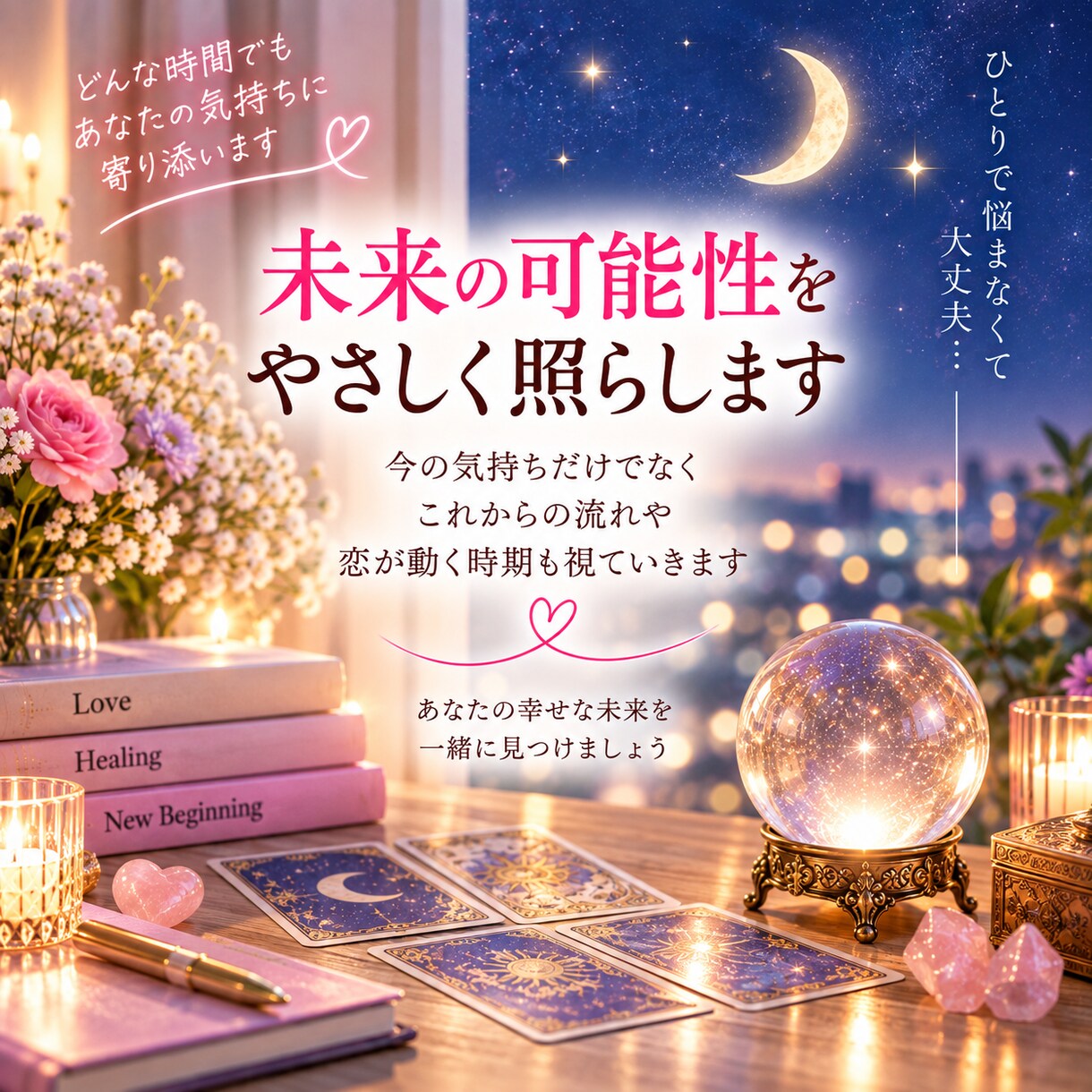 片思い♡あの人の本音とあなたへの気持ちを視ます 言葉にしないあの人の本心、今すぐお伝えします イメージ6