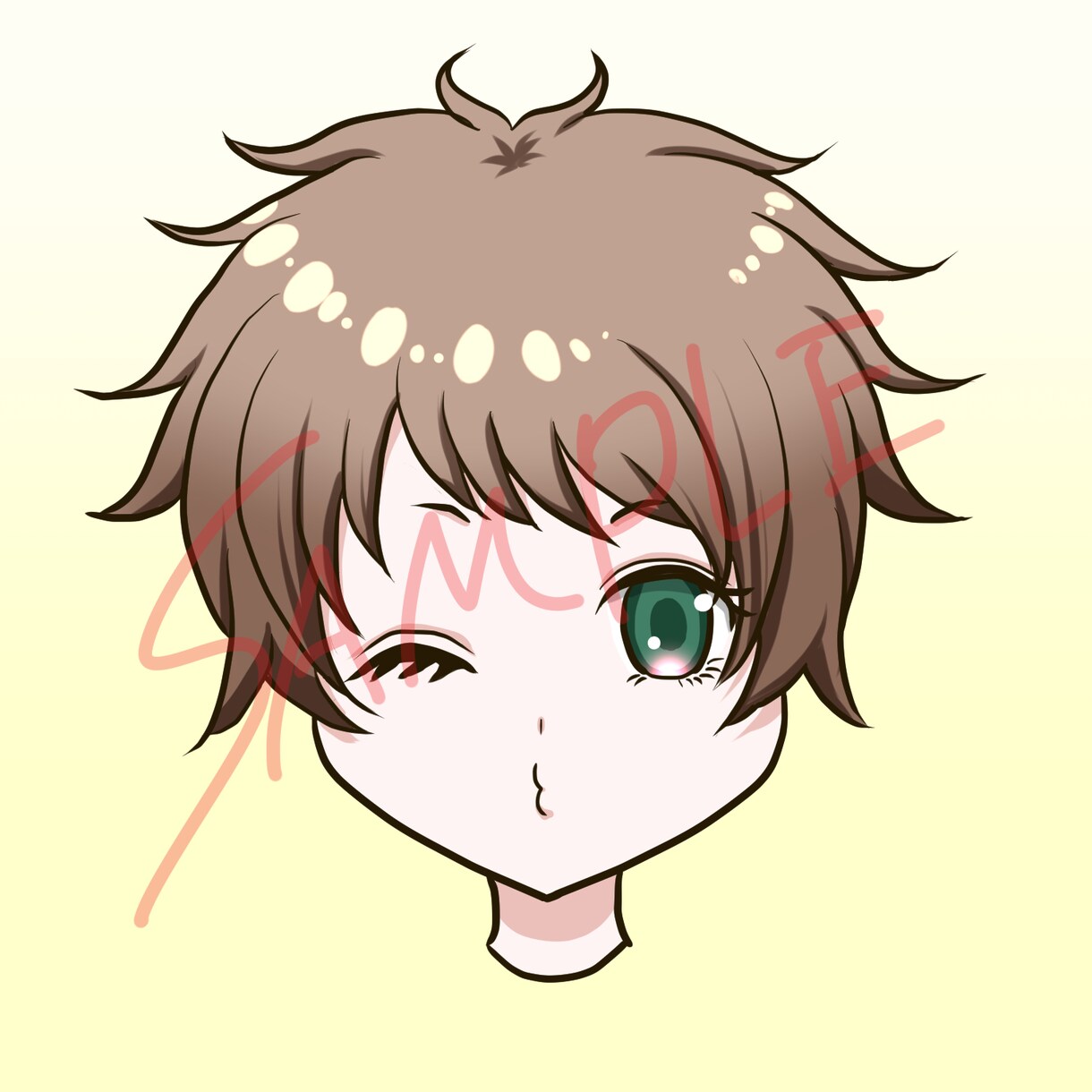 アイコンなどのミニキャライラスト作ります あなた専用のキャラを、SNSや動画サイトなどのアイコンに！ イメージ4