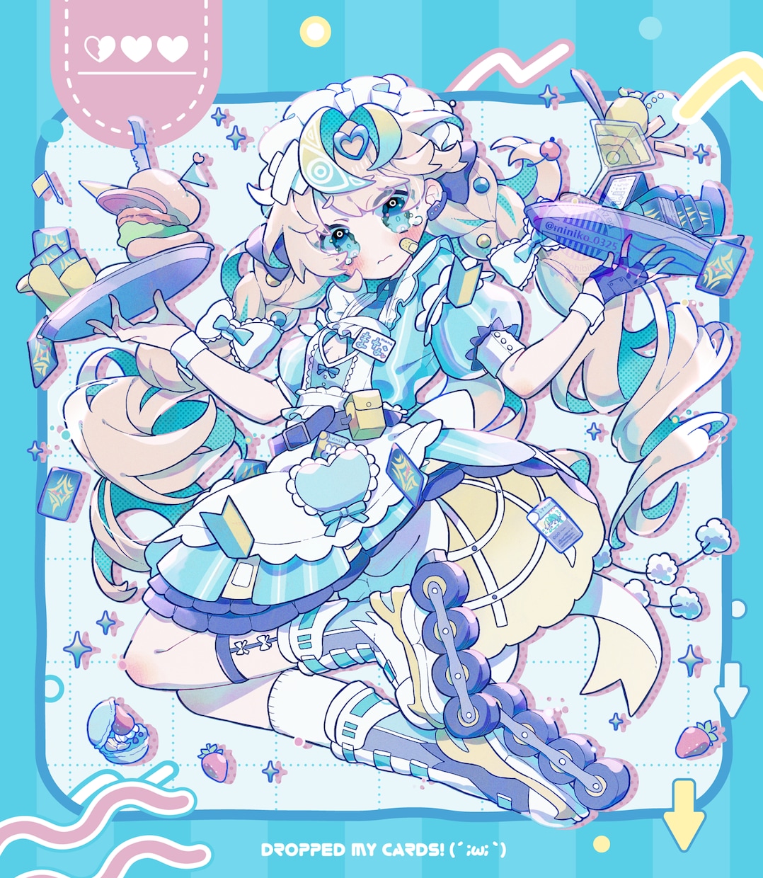 ポップで目を引くイラストを描きます グッズ等にも使えるふわふわポップな全身イラストを描きます！ イメージ7